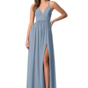 Azazie Aaida Dusty Blue